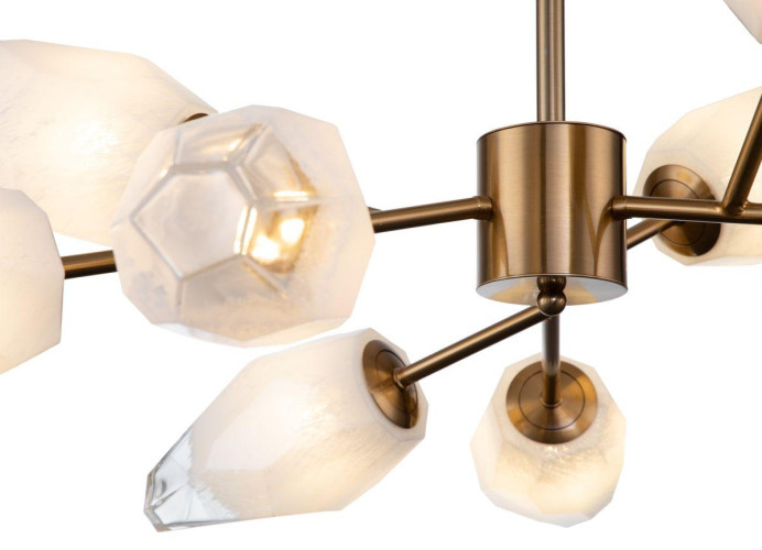 Люстра на штанге Indigo Boccio 13003/9C Brass V000004