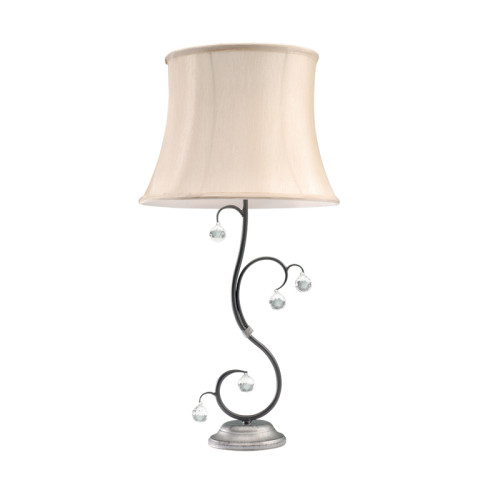 Настольная лампа Elstead Lighting Lunetta LUN/TL BLK/SIL