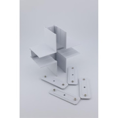 Соединитель Х-образный для магнитного шинопровода Aployt Magnetic track 220 APL.0283.10.04