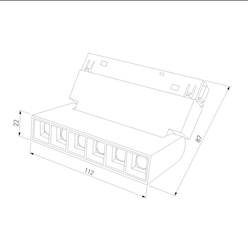 Трековый светильник Elektrostandard Slim Magnetic 4690389178825