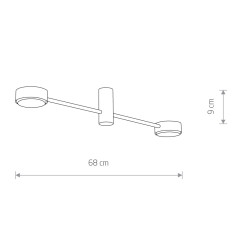 Потолочный светильник Nowodvorski Orbit 7938