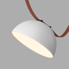 Трековый однофазный светильник Denkirs Belty Flow DK5561-WH+BK