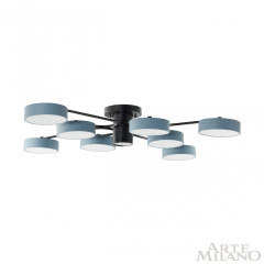 Потолочная люстра Arte Milano Ferrara 253039/8+1 Bk/Gr