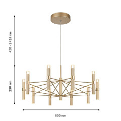 Подвесная люстра Favourite Blick 4759-10P