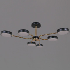 Люстра на штанге Reluce 03325-0.3-06 BK+COPPER