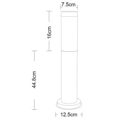 Уличный светильник Arte Lamp 68 A3158PA-1SS