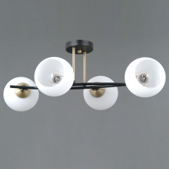 Потолочная люстра Illumico IL0798-4CSQ-25 BK AB TRENTO