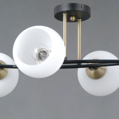 Потолочная люстра Illumico IL0798-4CSQ-25 BK AB TRENTO