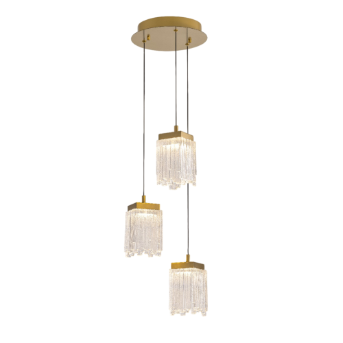 Подвесной светильник MD25020403-3A2 Satin gold