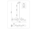 Люстра на штанге Ambrella Light High Light Modern LH51017