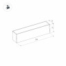 Трековый магнитный светильник Arlight MAG-FLAT-25-L200-6W Day4000 (BK, 100 deg, 24V, DALI) 046331