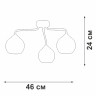 Потолочная люстра Vitaluce V3096-9/3PL