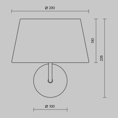 Бра Maytoni Modesto MOD360WL-01B
