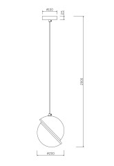 Подвесной светильник Freya Element FR5181PL-01CH