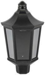 Садово-парковый светильник Эра НБУ 06-60-003 У1 черный прозр. Б0061159