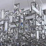 Подвесная люстра Delight Collection P7838-W50 chrome