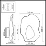 Настенный светильник Odeon Light L-Vision Coralla 5461/12WLB