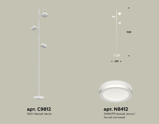Торшер Ambrella Light Traditional (C9812, N8412) XB9812200