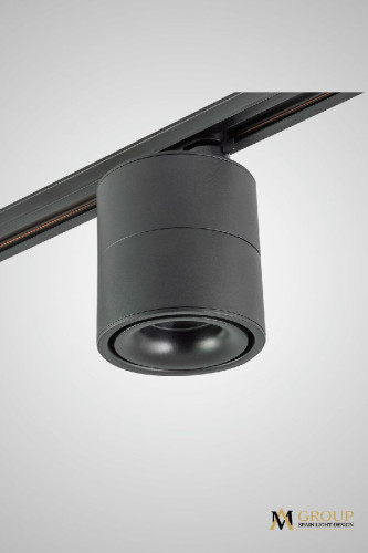 Трековый однофазный светильник AM Group AM160T BK