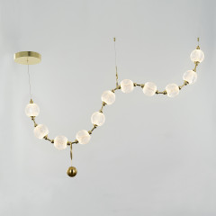 Подвесная люстра DeLight Collection Elliot Diamante MD20001012-11A gold