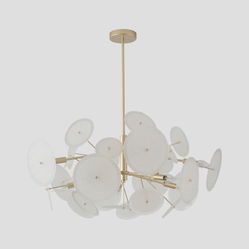 Люстра на штанге Crystal Lux DANDELION SP10 GOLD