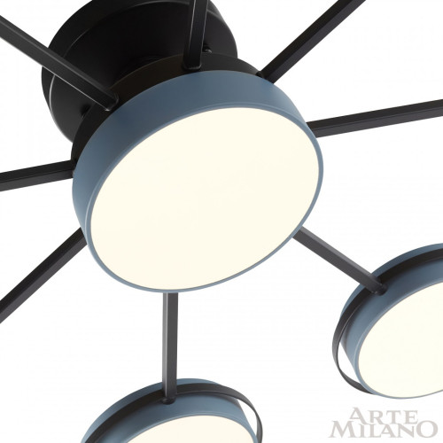 Потолочная люстра Arte Milano Ferrara 250406/8+1 Gr