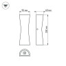 Настенный светильник Arlight LGD-Wall-Tub-J2B-12W Day White 022563