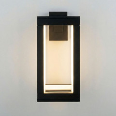 Уличный настенный светильник Elektrostandard Frame 1527 TECHNO LED черный 4690389219108 a072090