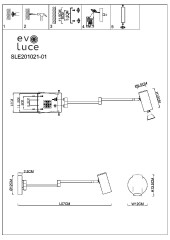 Спот Evoluce Zoom SLE201021-01