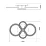 Потолочная люстра Escada Alunit 10281/4LED