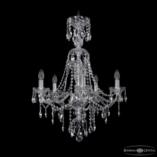 Подвесная люстра Bohemia Ivele Crystal 1415/5/200/XL-76 Ni