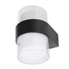 Уличный настенный светильник Uniel ULU-P22B-2x5W/4000K IP65 BLACK UL-00010516