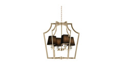 Подвесная люстра Lumina Deco Montero LDP 1249-4 GD+BK