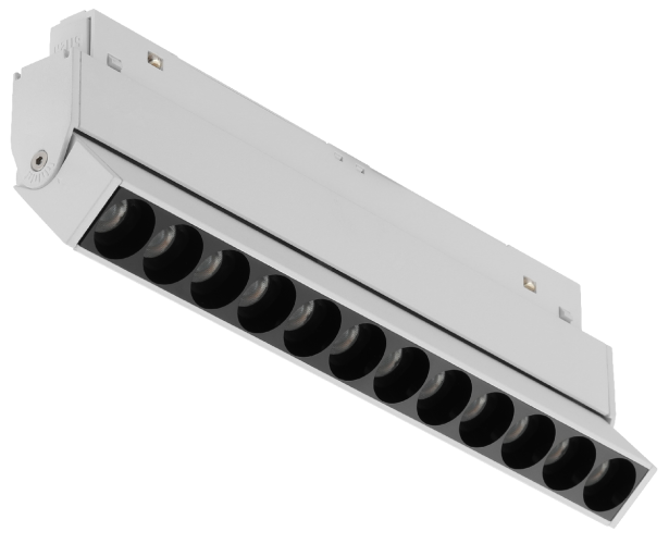 Трековый магнитный светильник iLedex Vision 4822-003-L236-12W-38DG-3000K-WH