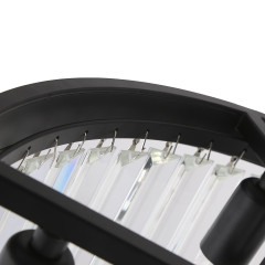 Люстра Odeon 6 black/clear