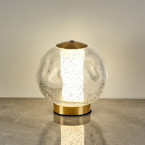 Настольная лампа Delight Collection OT2437-T brass/clear