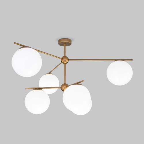 Люстра на штанге Eurosvet Marbella 60147/6 латунь Smart a063851