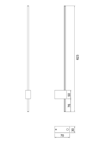 Бра Maytoni Technical Pars C070WL-L6GB3K