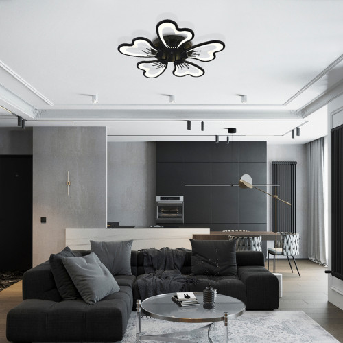 Потолочная люстра Natali Kovaltseva Hugo INNOVATION STYLE 83030 BLACK