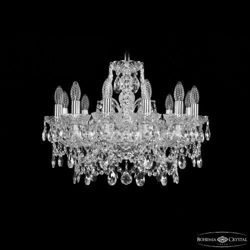 Подвесная люстра Bohemia Ivele Crystal 1411/12/195 Ni