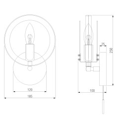 Бра Eurosvet Gallo 70121/1 белый