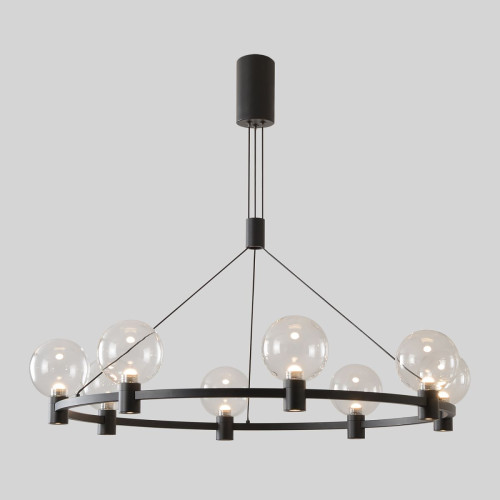 Подвесная люстра Crystal Lux DUET SP56W LED BLACK