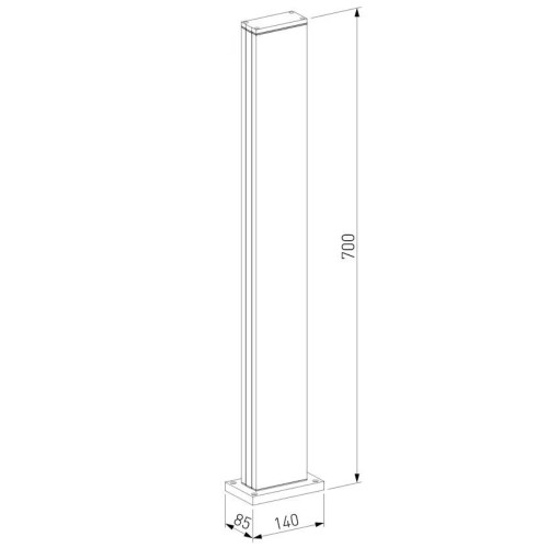 Ландшафтный светильник Elektrostandard Flat 4690389172441