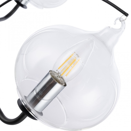 Люстра на штанге Arte Milano Napoli 321007/3 BK.CR