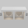 Встраиваемый светильник Maytoni Technical Gyps Modern DL131-GU10-02-W