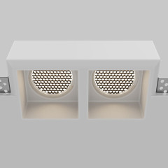 Встраиваемый светильник Maytoni Technical Gyps Modern DL131-GU10-02-W