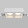 Встраиваемый светильник Maytoni Technical Gyps Modern DL131-GU10-02-W