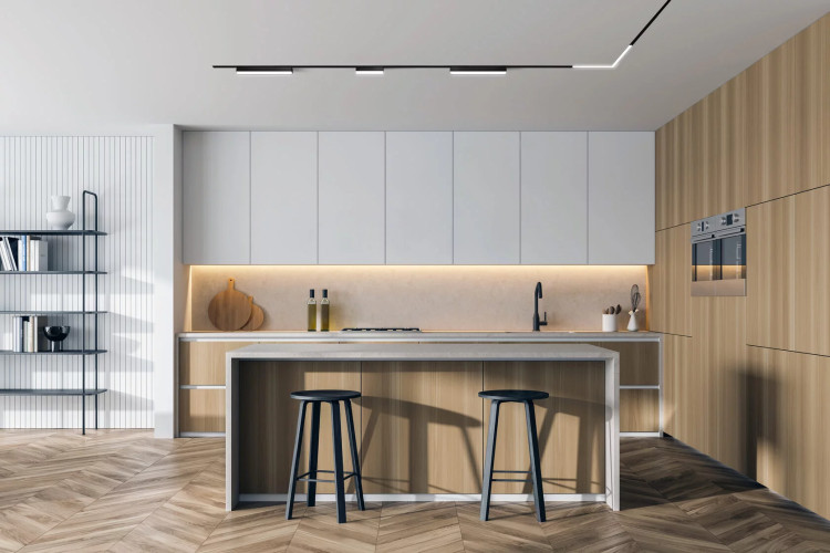 Трековый светодиодный светильник Denkirs Smart Linear DK8014-BK