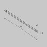 Трековый магнитный светильник Maytoni Technical Basis Exility X TR240-2-12W3K-B