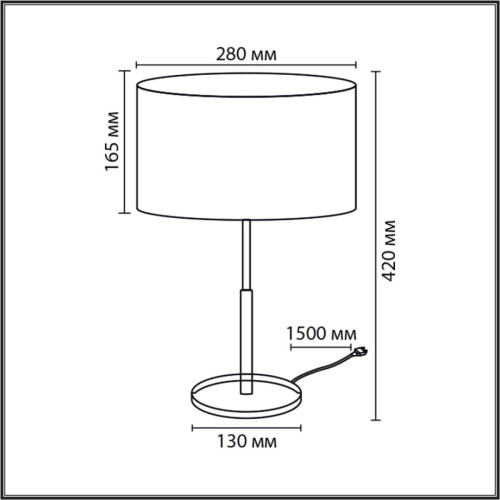 Настольная лампа Lumion Classi Irisa 8358/1T